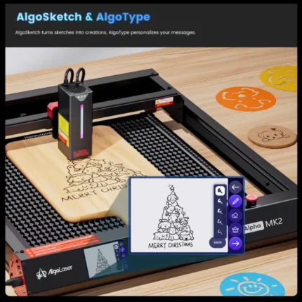 AlgoLaser Alpha MK2 40W Laser Engraver for Wood, Metal & Granite - Image 12