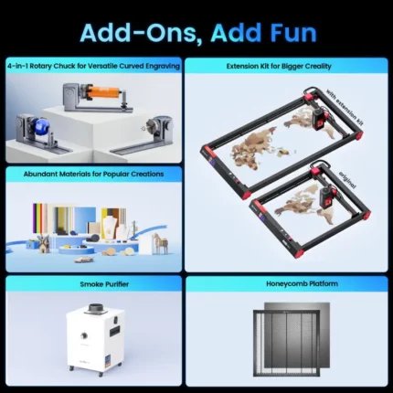AlgoLaser Alpha MK2 40W Laser Engraver for Wood, Metal & Granite - Image 15
